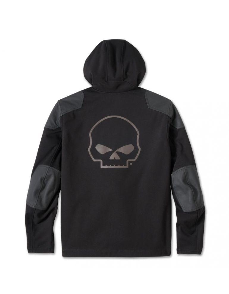 Чоловіча райдингова куртка флісова Harley-Davidson Hoodie Willie G Skull Deflector 2.0 розмір L