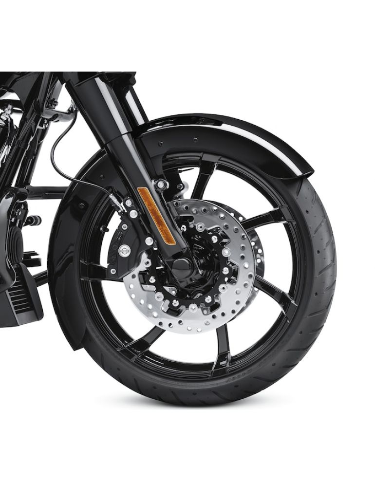 Vivid Black Custom Wrapped Front Fender
