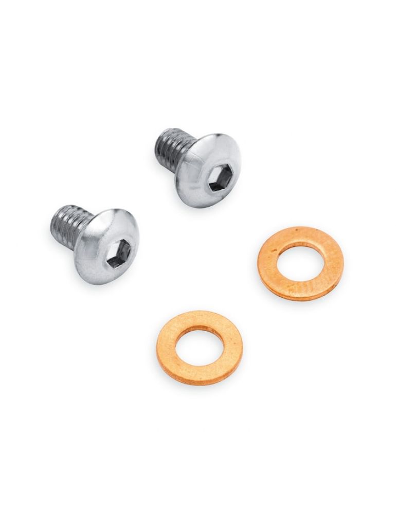 Chrome Fork Slider Drain Screw Kit