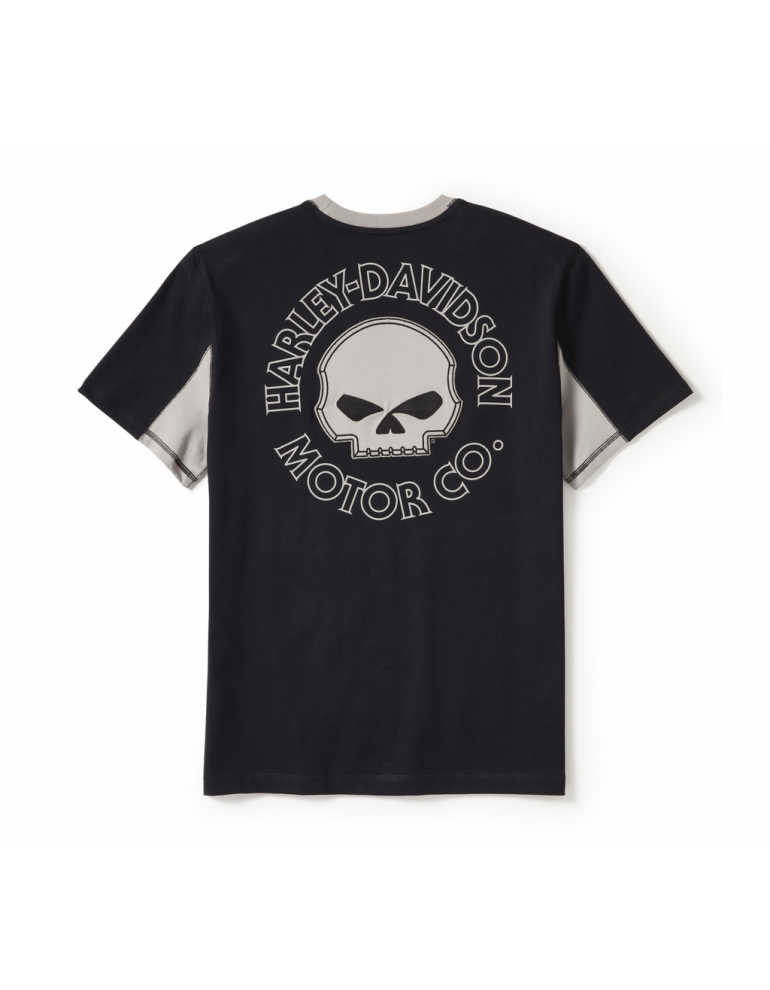 Футболка чоловіча TEE-KNIT,BLACK/GREY COLORBLOCK розмір XL
