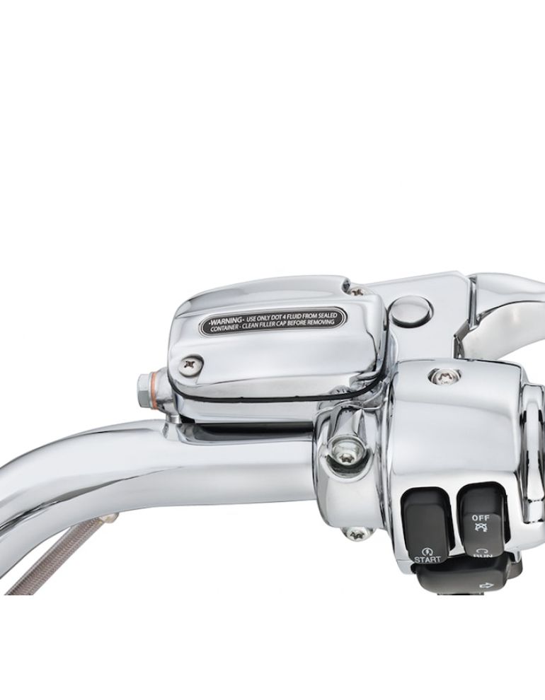 Chrome Clutch Bracket and Master Cylinder Reservoir Kit