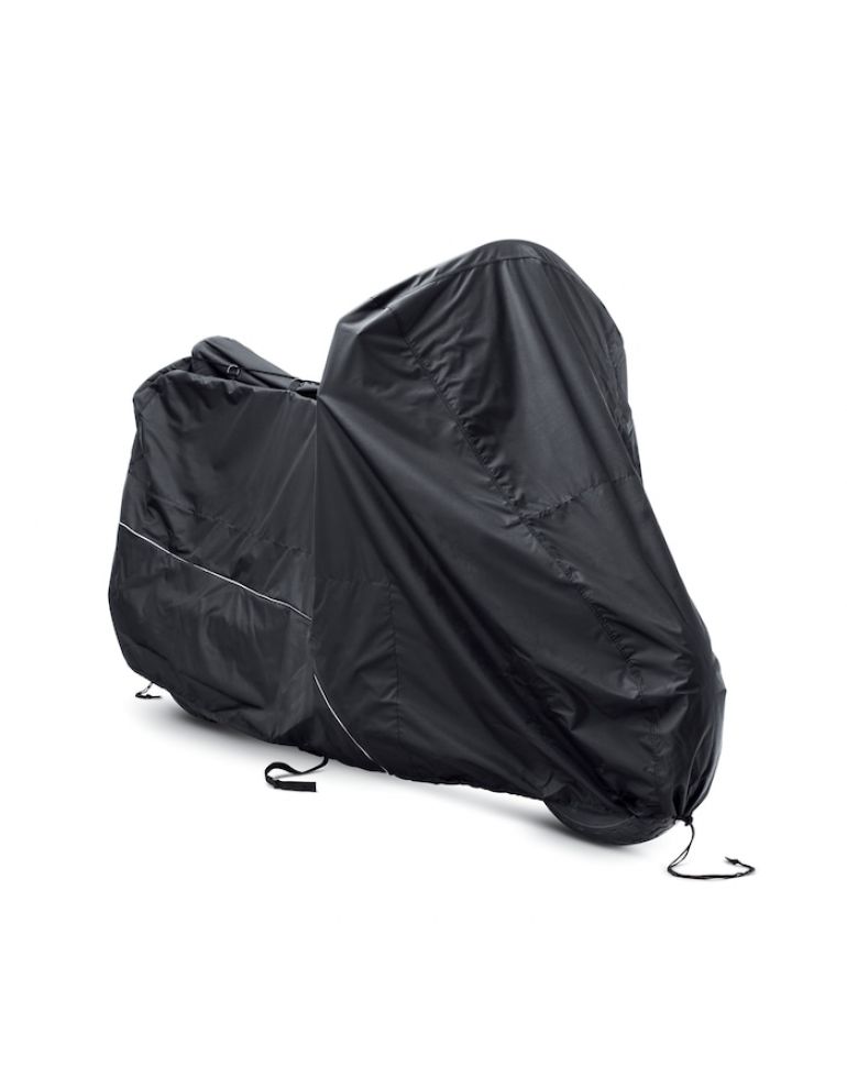 Indoor/Outdoor Black Motorcycle Cover