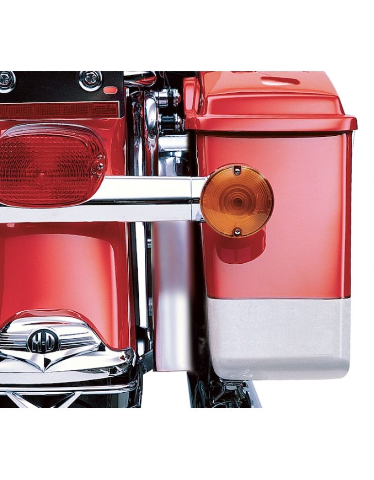 Chrome Solid Saddlebag Filler Strip Kit